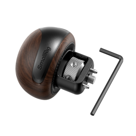 SmallRig 5926 - okrągły, drewniany uchwyt boczny (mocowanie 1/4